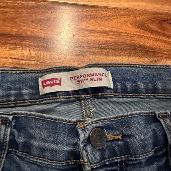 Levi’s 511 straight boy size 18 jeans lightly used barely worn - Picture 2 of 4